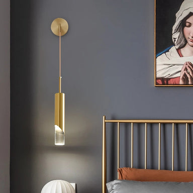 Matteo | Gold and Black Hanging Wall Light