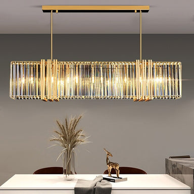 Anastasia | 120 cm Gold modern rectangular ceiling light